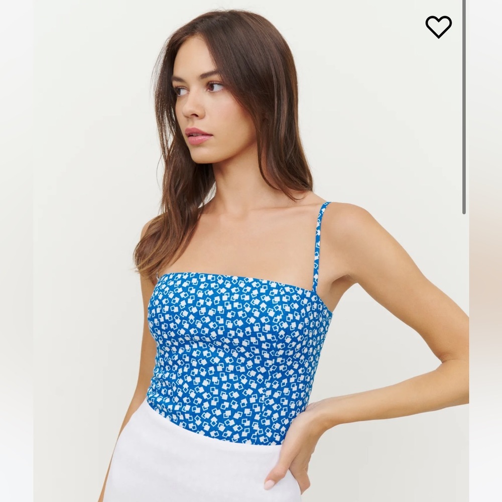 Reformation Overland Linen Top